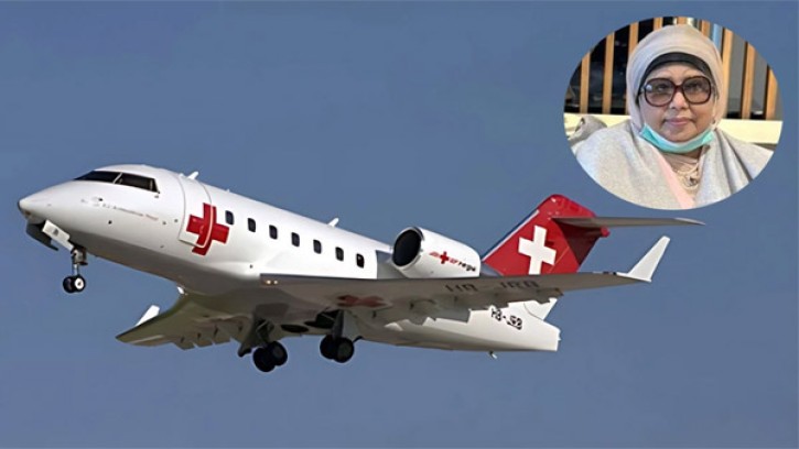 খালেদাকে বহন করা এয়ার এম্বুলেন্সে থাকছে যে সব সুবিধা 
