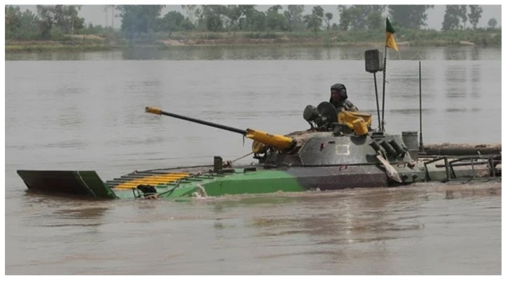 মহড়ার সময় ট্যাঙ্ক ডুবে ভারতীয় সেনা অফিসারের মর্মান্তিক মৃত্যু