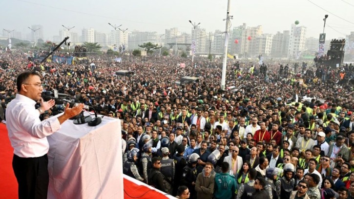 ইনসাফের শাসনের বার্তা তারেক রহমানের