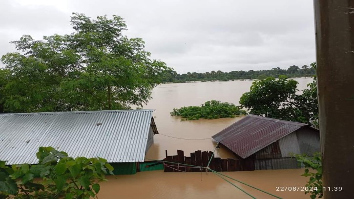কুমিল্লায় গোমতীর পানি বিপৎসীমার ১১৩ সে.মি. ওপরে