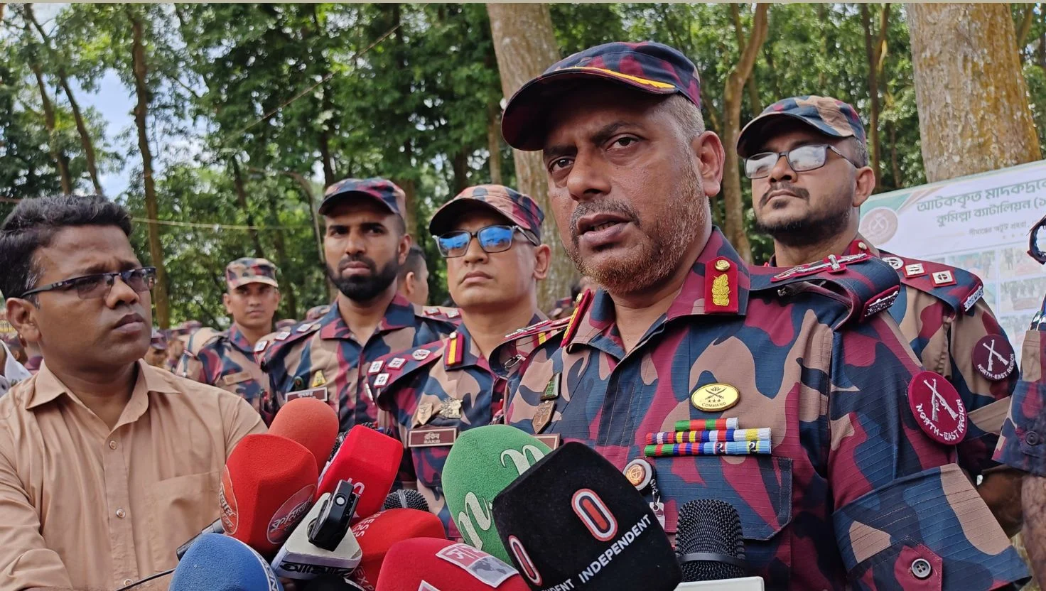 দুই মাসে ২৫টি অনুপ্রবেশের চেষ্টা প্রতিহত, কুমিল্লা সীমান্তে ৫২ কোটি টাকার মাদক জব্দের তথ্য বিজিবির